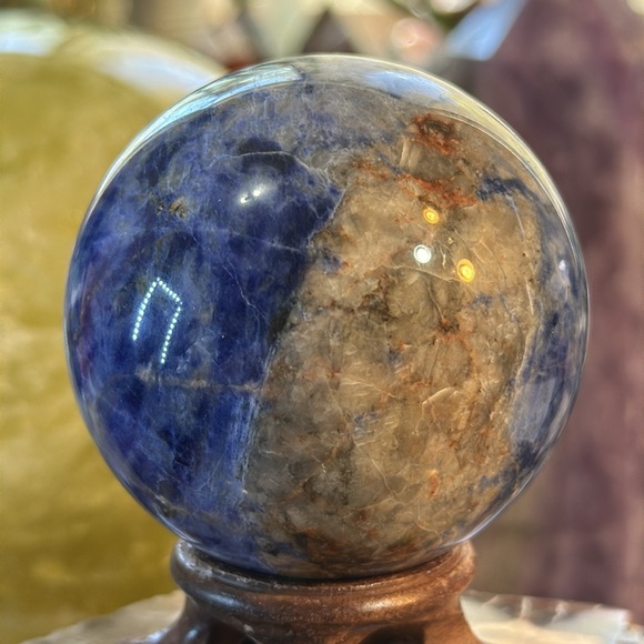 Sodalite Crystal Sphere! - Picture 6 of 9